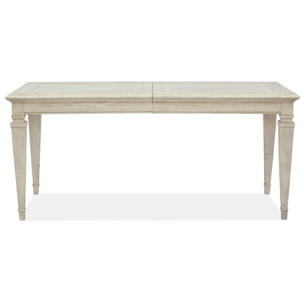 Newport Alabaster Extendable Rectangular Dining Table. Picture 2