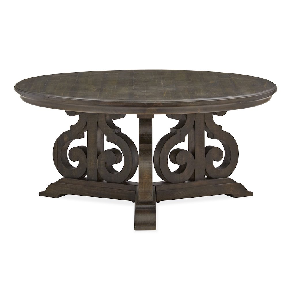 Bellamy Peppercorn Round Cocktail Table. Picture 2