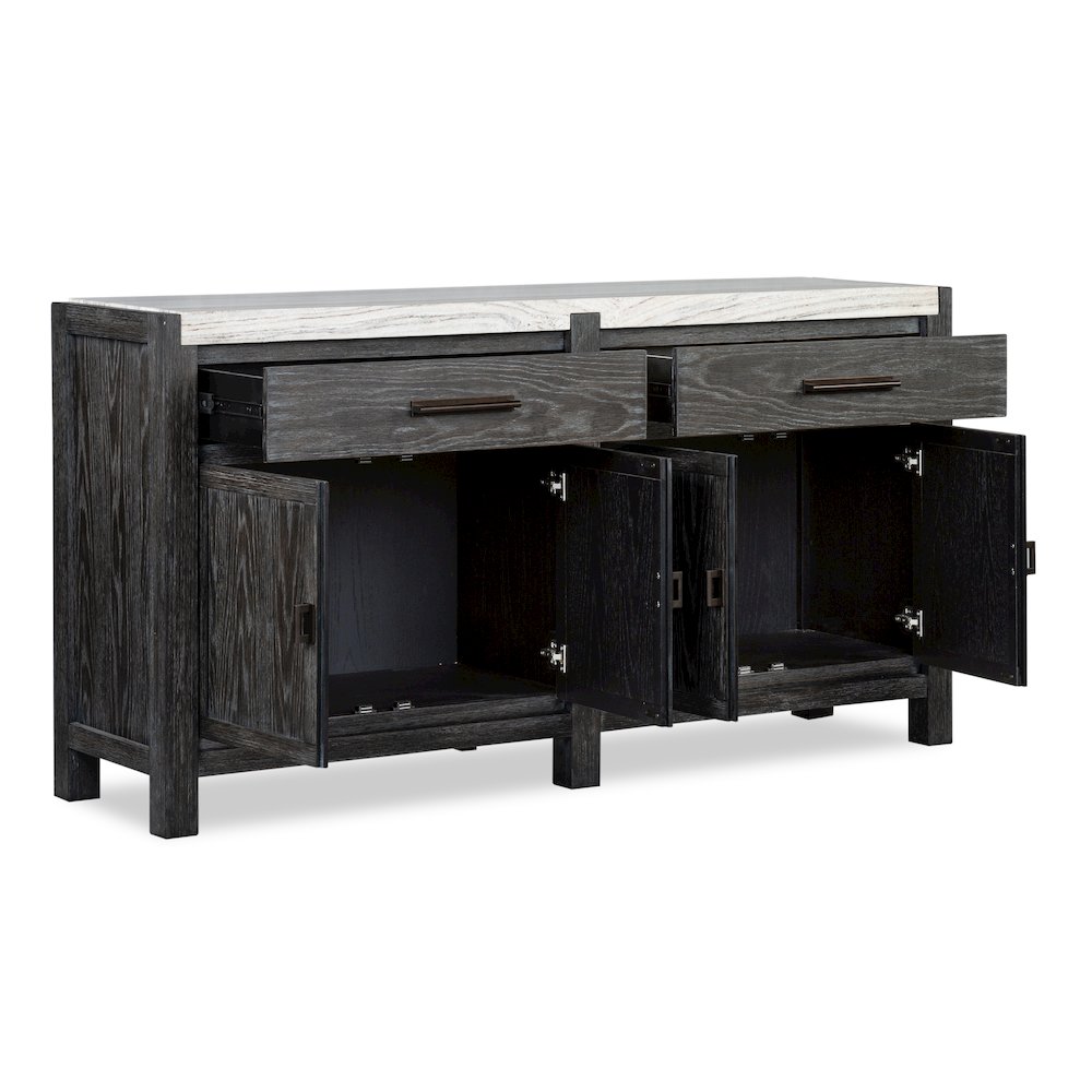 Plum Creek Ravenwood Black Sideboard. Picture 4
