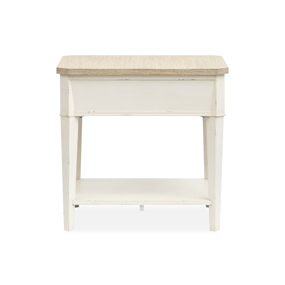 Echo Isles Sea Pearl And Driftwood Rectangular End Table. Picture 7