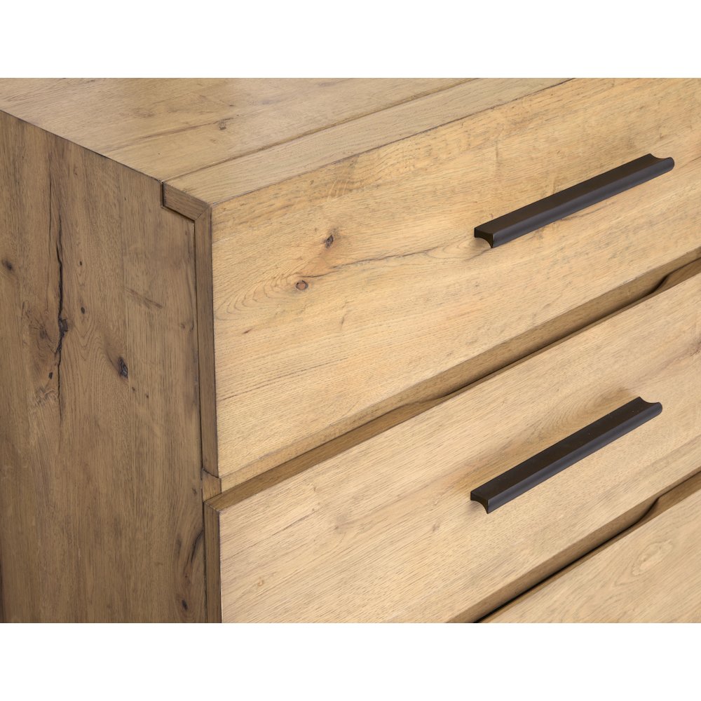 Davenport Rustic Caramel Double Drawer Dresser. Picture 6