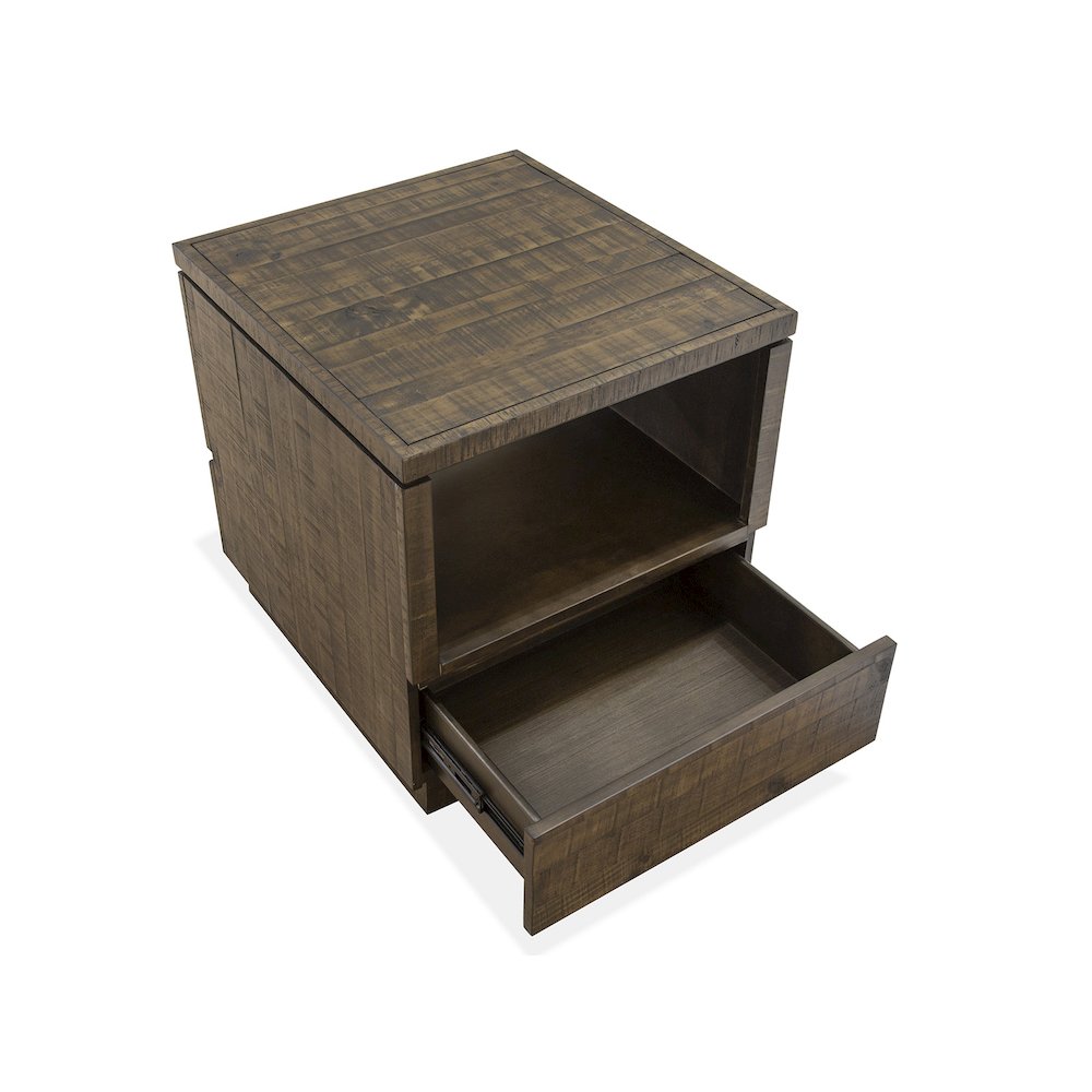 Baisden Tobacco Rectangular End Table. Picture 6