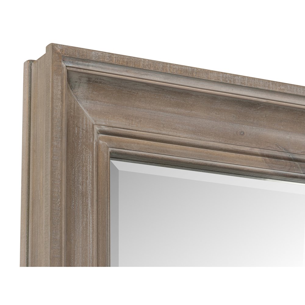 Lancaster Dovetail Grey Drawer Dresser With Landscape Mirror. Picture 9