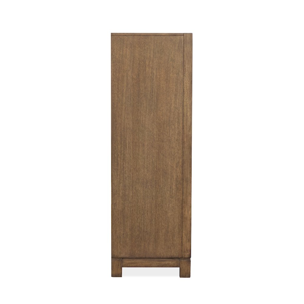 Callisto Bourbon Brown Drawer Chest. Picture 3