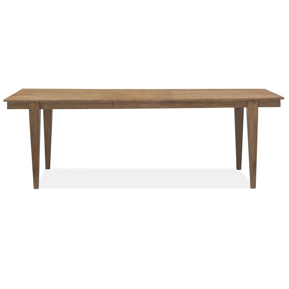 Lindon Belgian Wheat Extendable Rectangular Dining Table. Picture 5