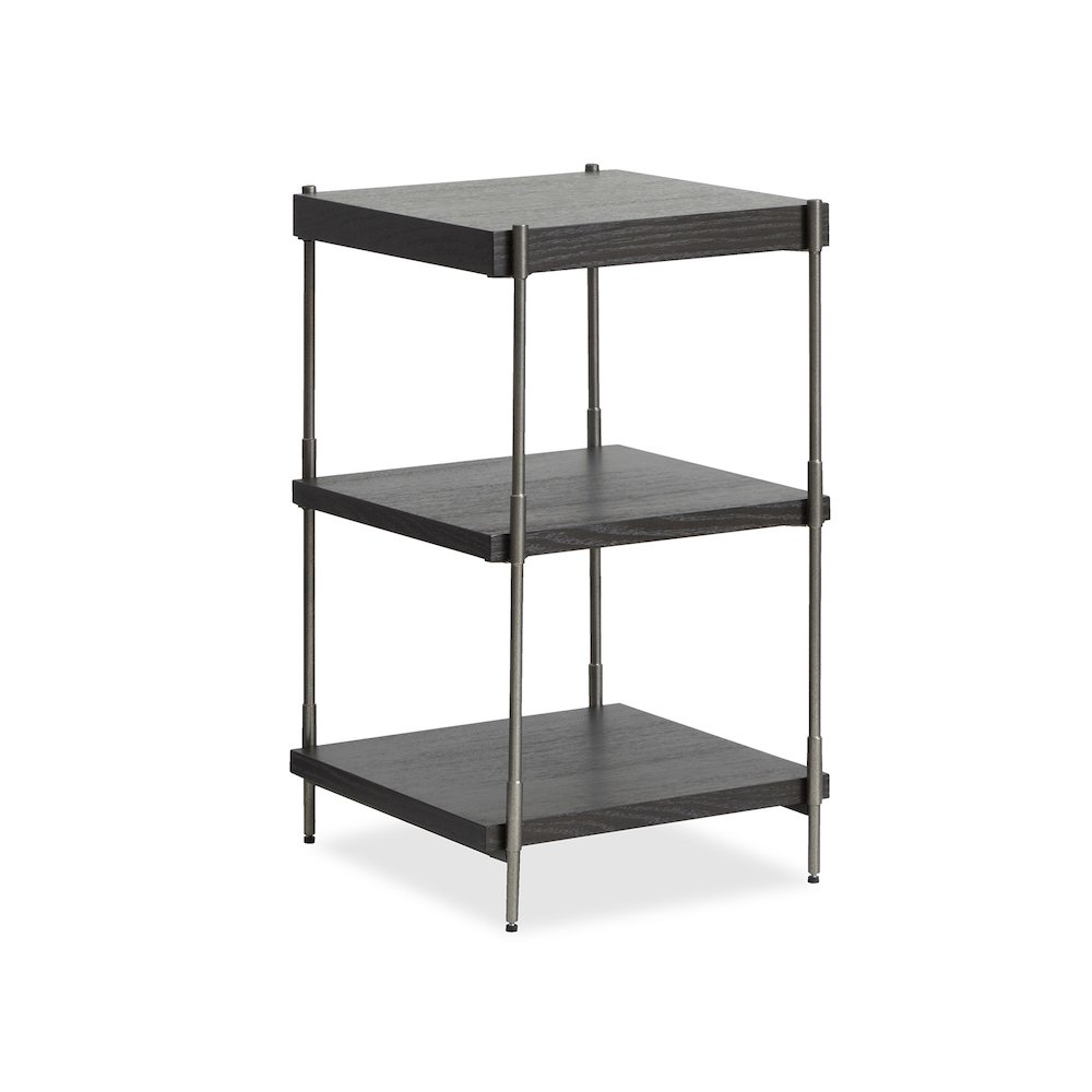 Spencer Dark Briarsmoke Rectangular Accent Table. Picture 1