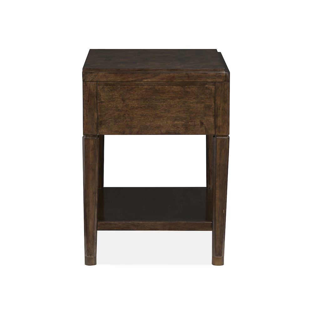 Rowan Espresso Open Nightstand. Picture 3