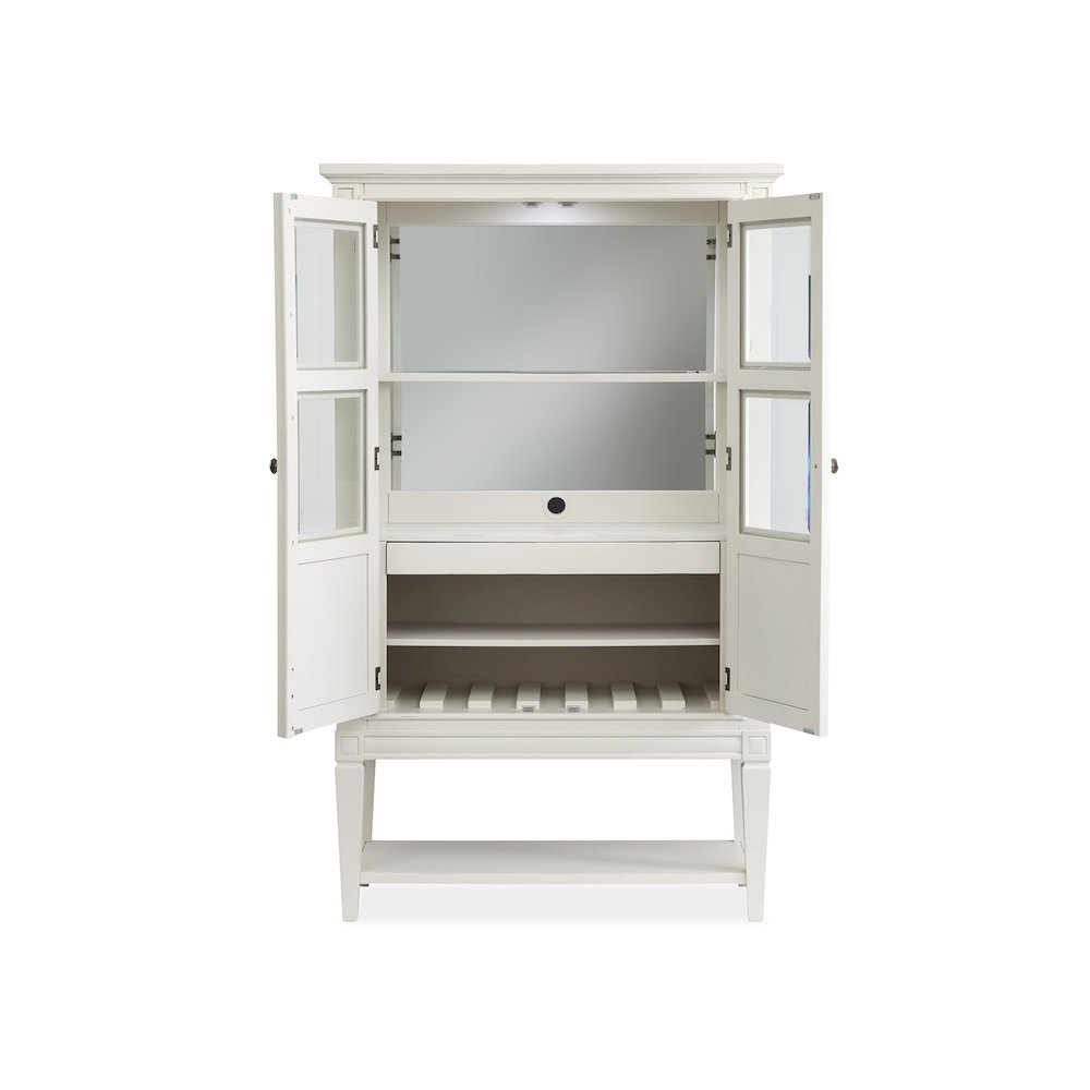 Willowbrook Egg Shell White Display Cabinet. Picture 6