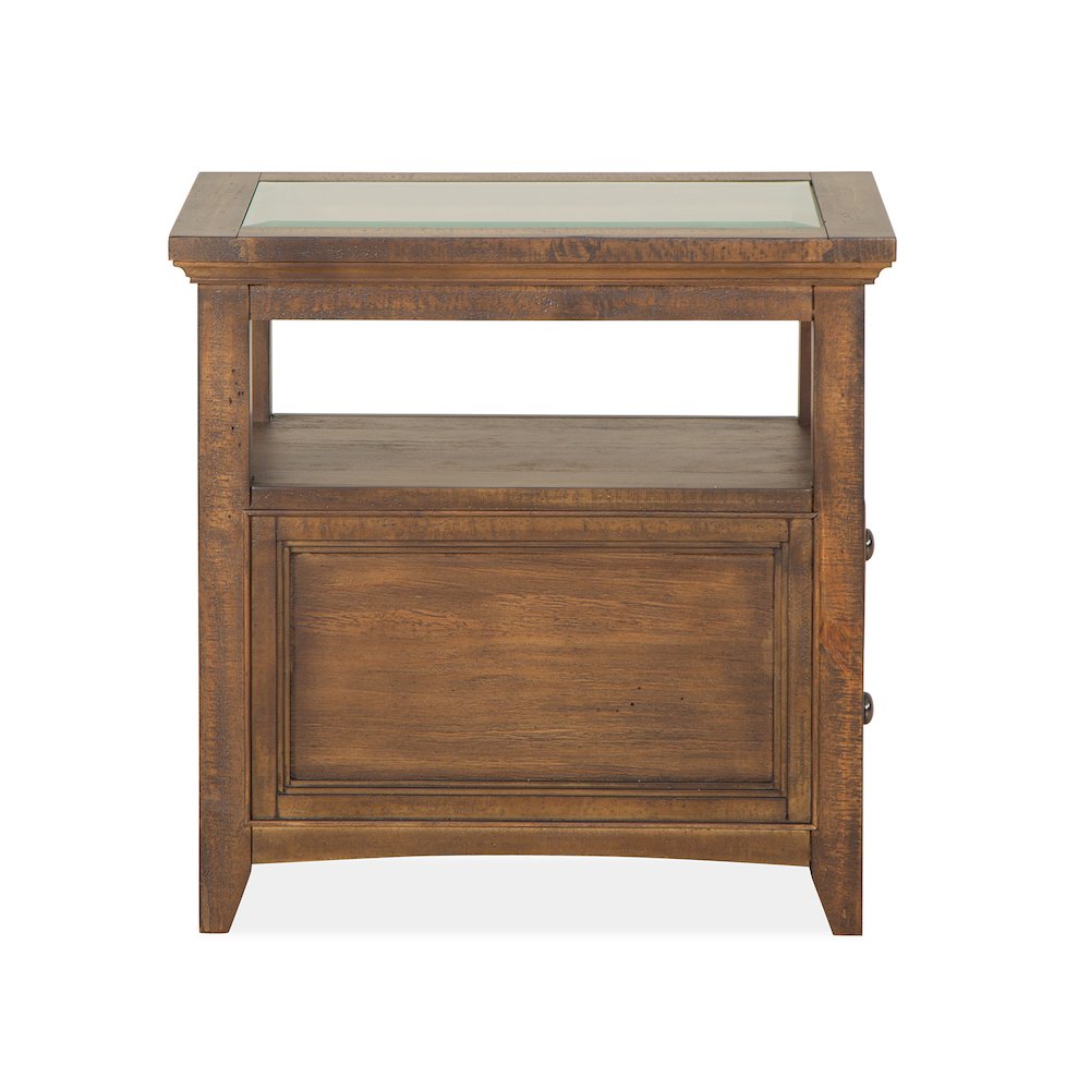 Bay Creek Toasted Nutmeg Chairside End Table. Picture 3