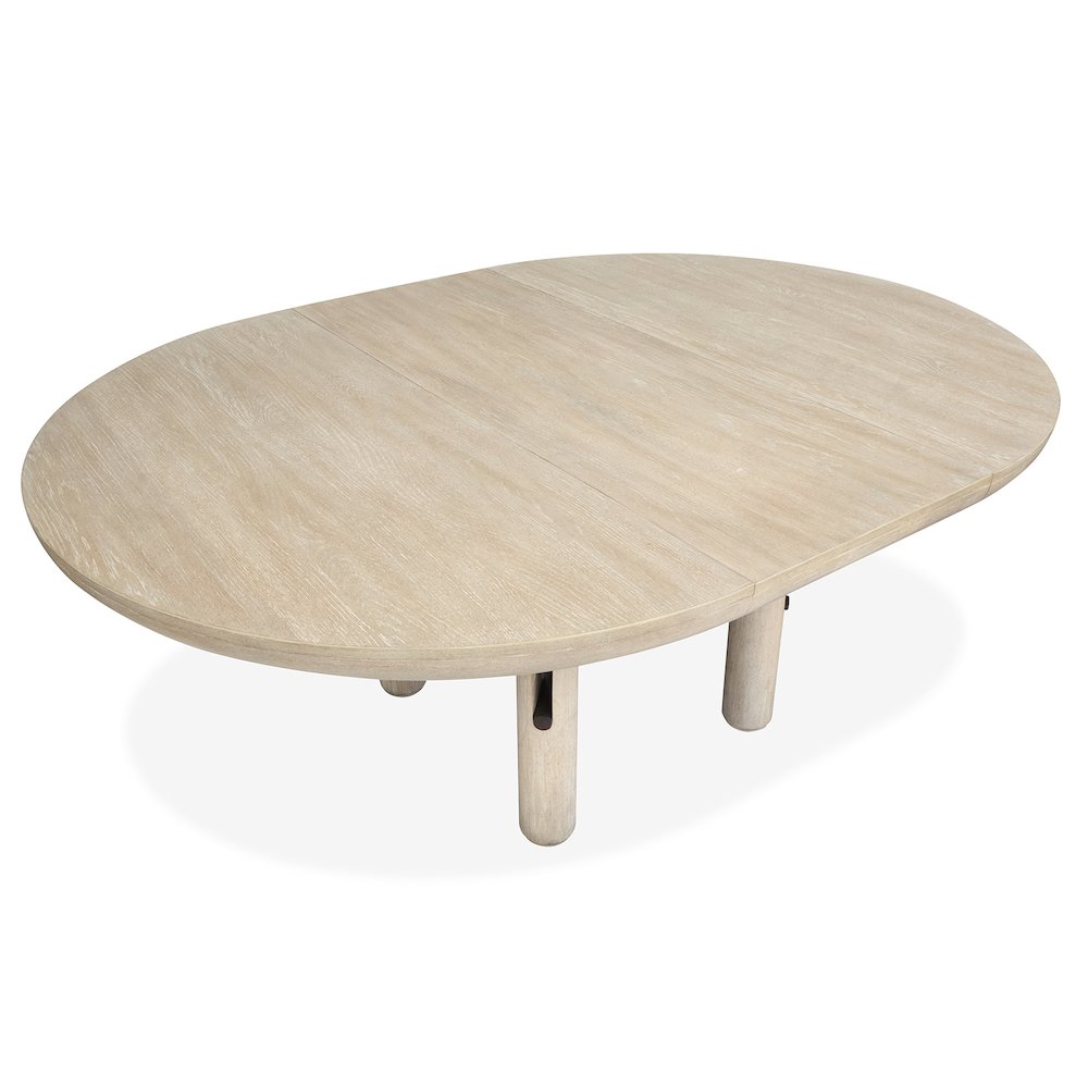 Sunset Cove Sanibel Brown Extendable Round Dining Table. Picture 5