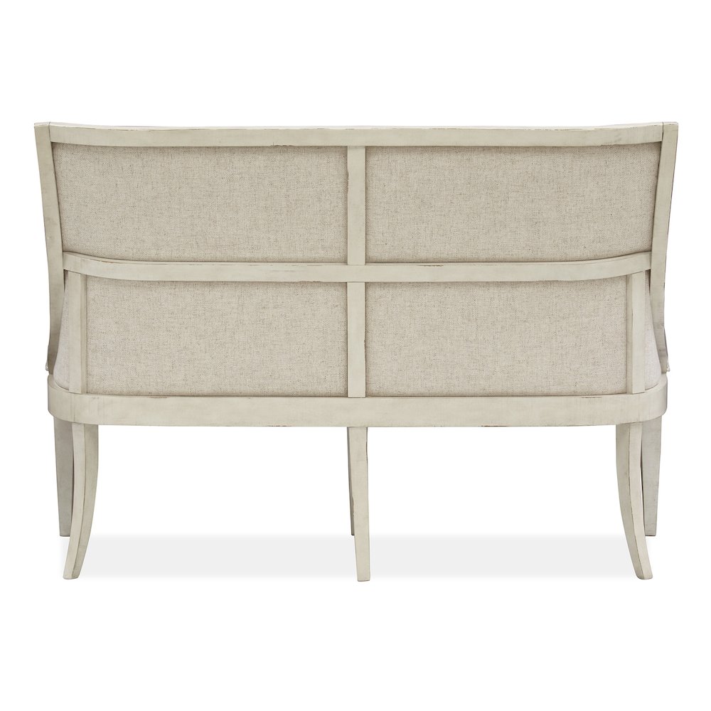 Newport Alabaster Upholstered Bench. Picture 5