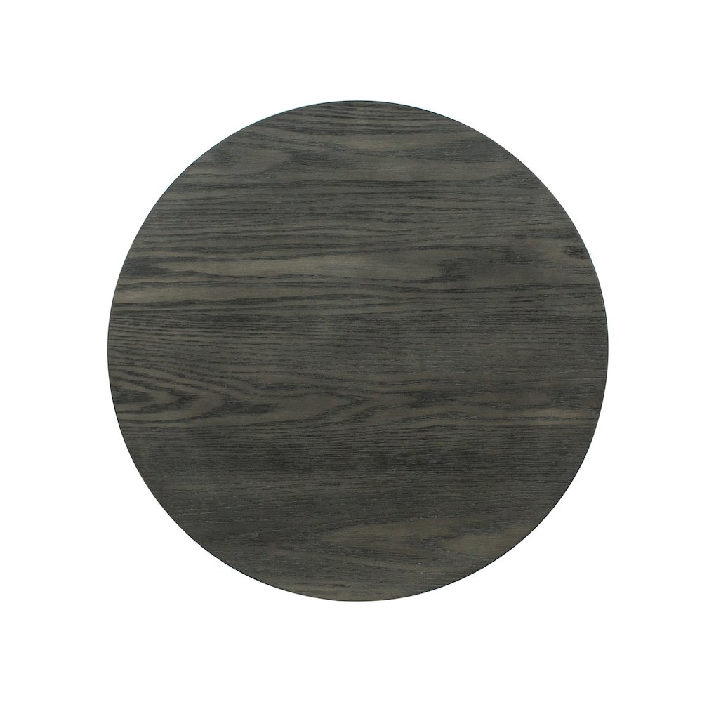 Bosley Coffee Bean Round Accent Table. Picture 3