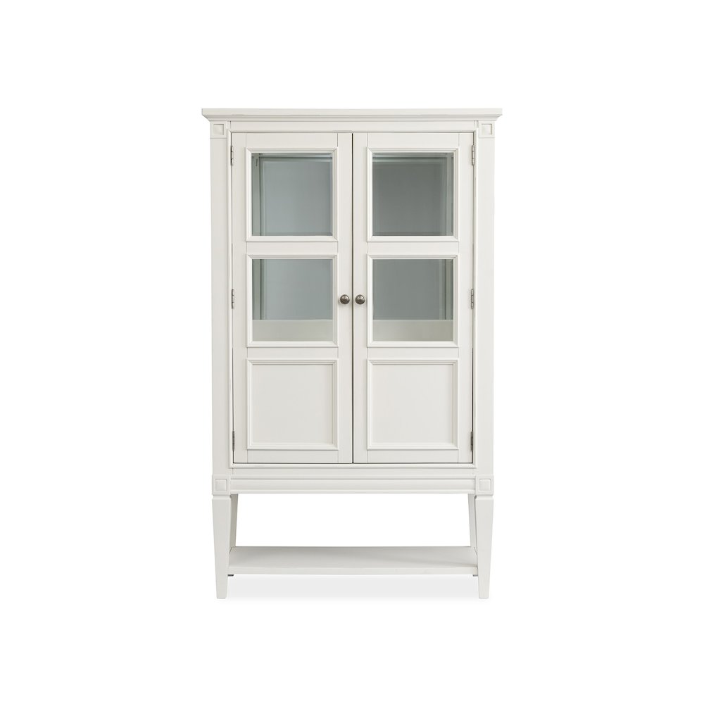 Willowbrook Egg Shell White Display Cabinet. Picture 2
