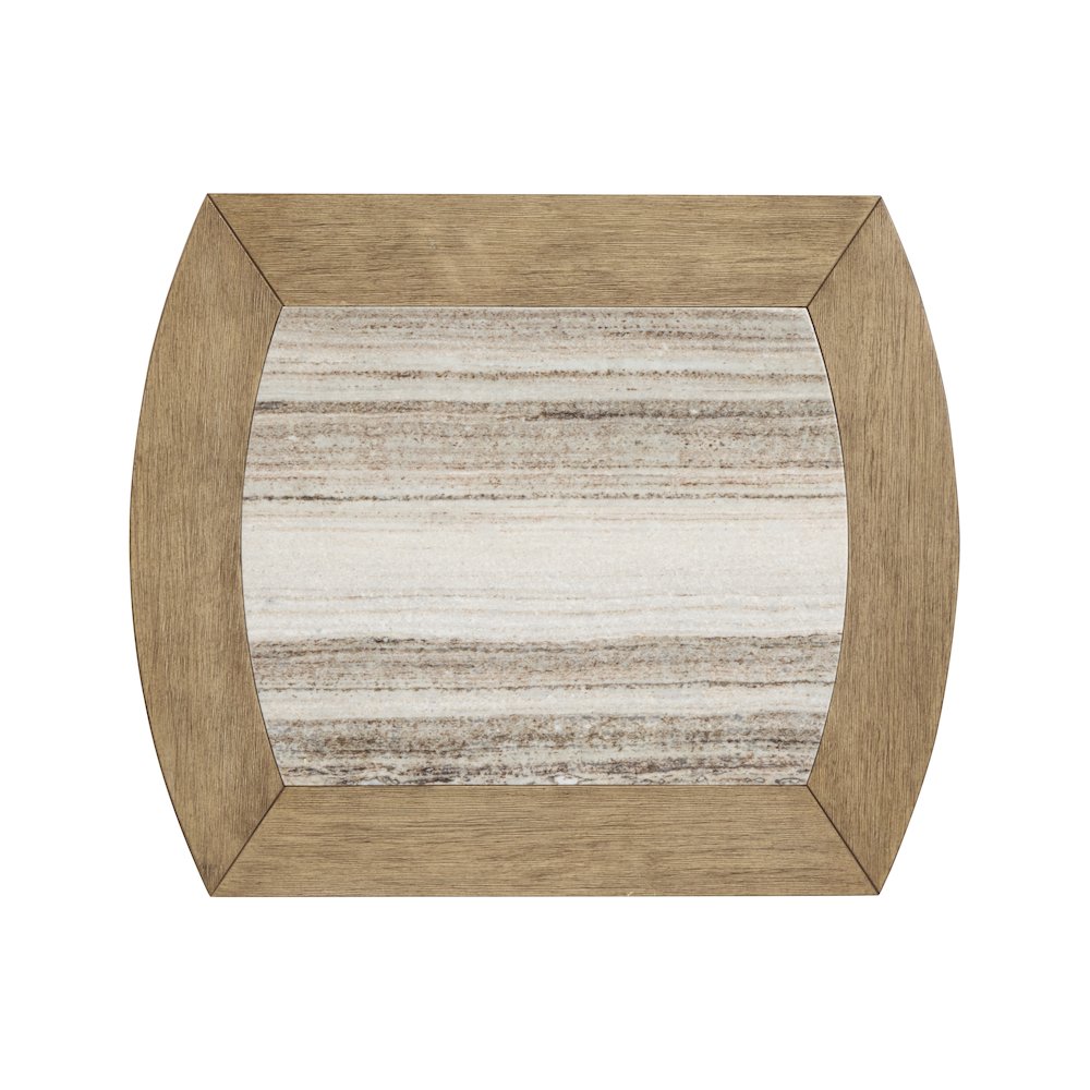 Bradford Riverbed Beige Rectangular End Table. Picture 5