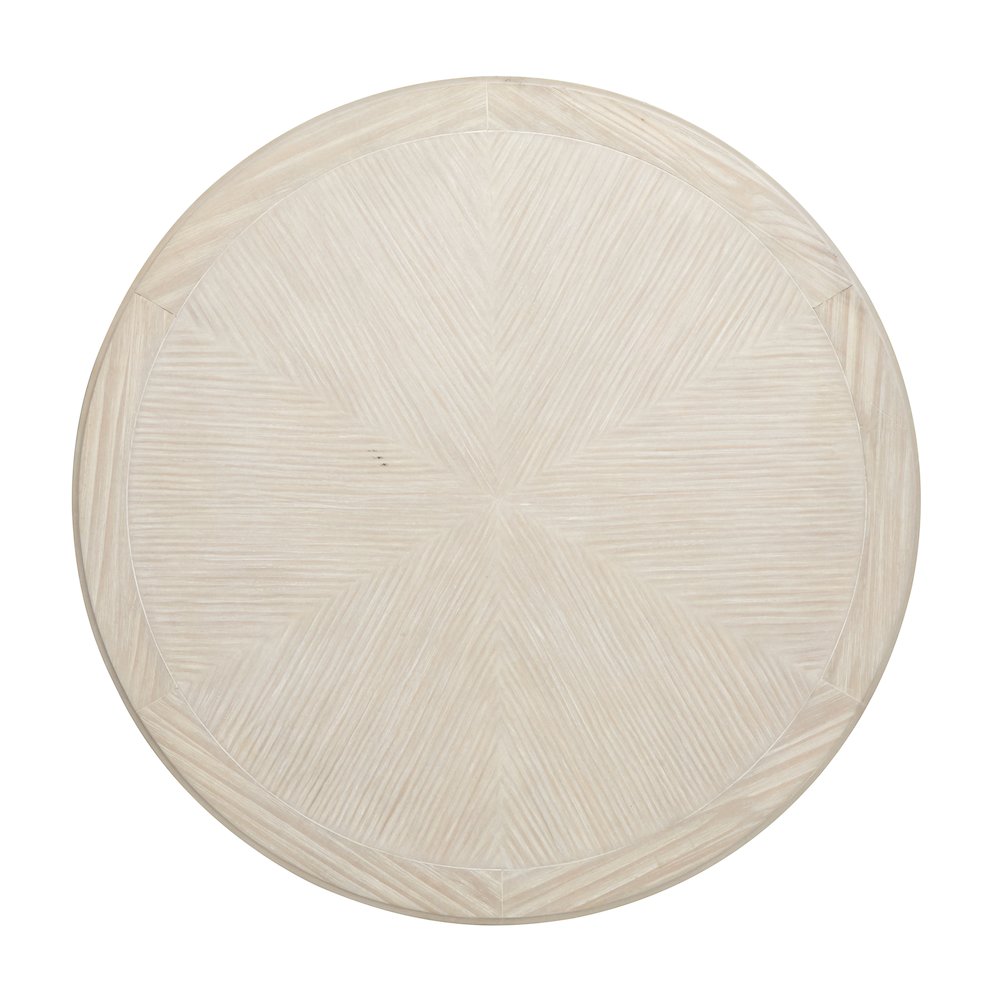 Bostwick Coconut Cream Round Cocktail Table. Picture 5