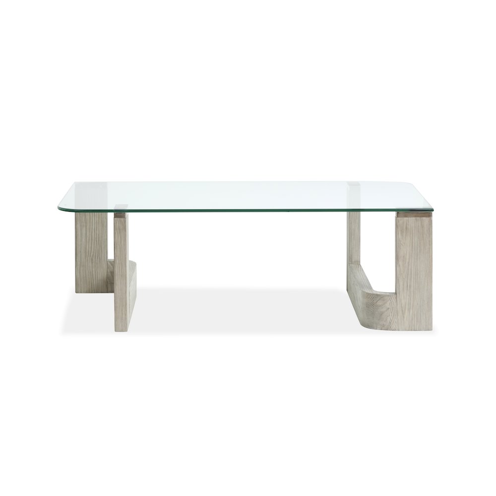 Bartlett Smokey Pine Rectangular Cocktail Table. Picture 3