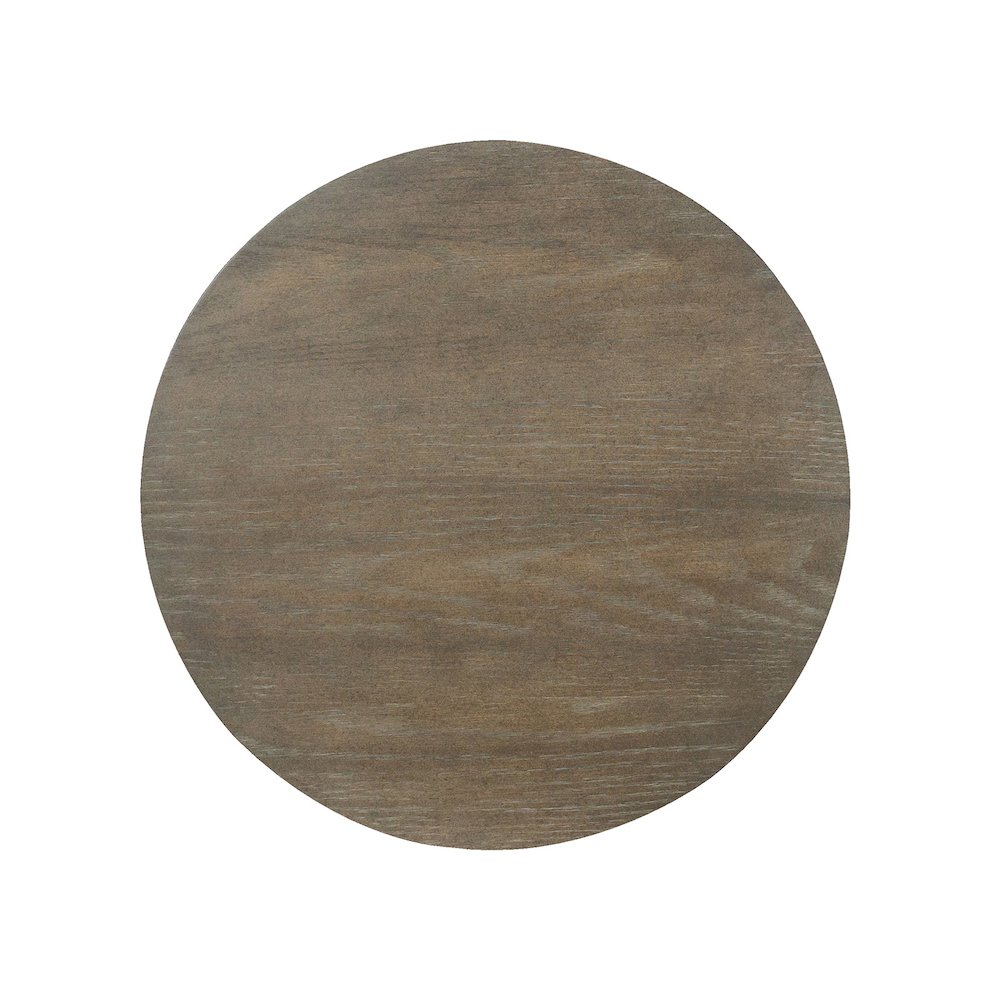 Bosley Lt. Brown Porpoise Round Accent Table. Picture 3