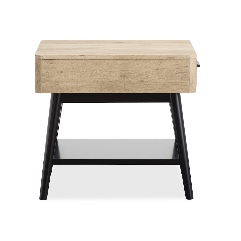 Fletcher Driftwood Rectangular End Table. Picture 3