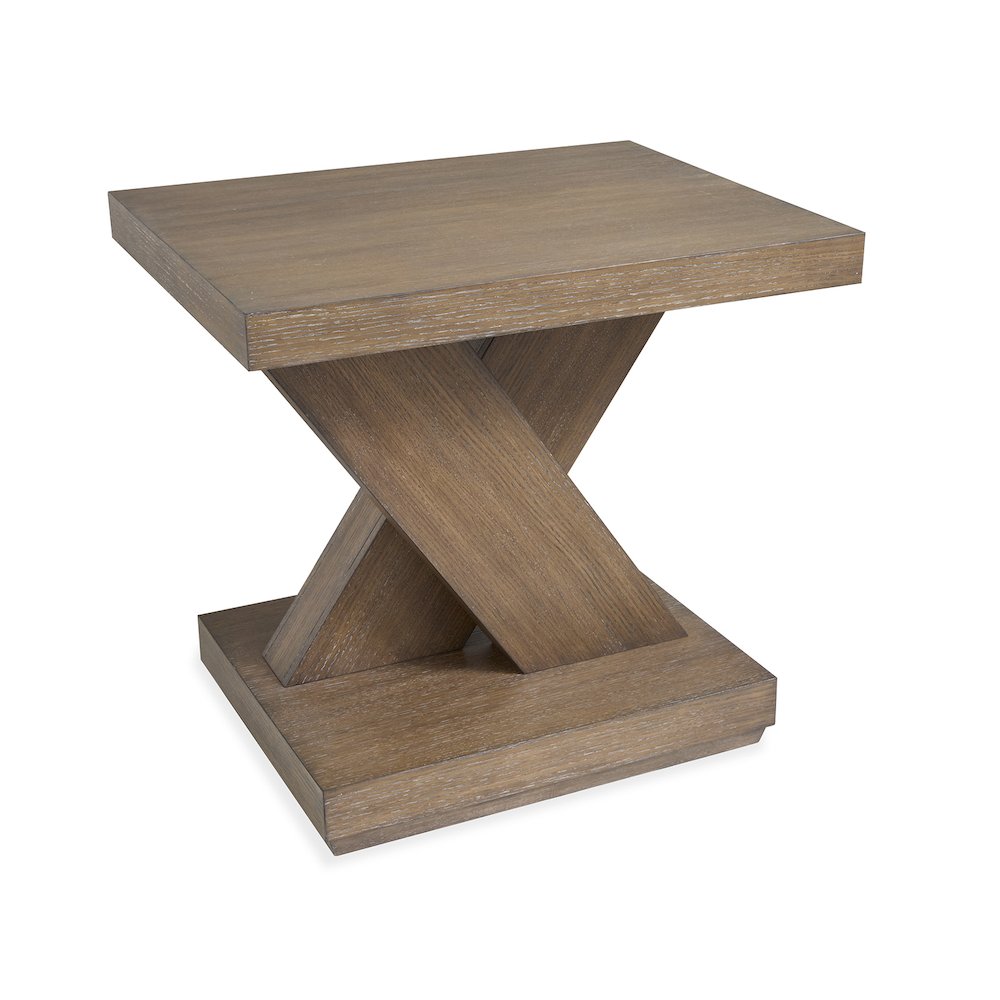 Lansbury Antique Wheat Rectangular End Table. Picture 4