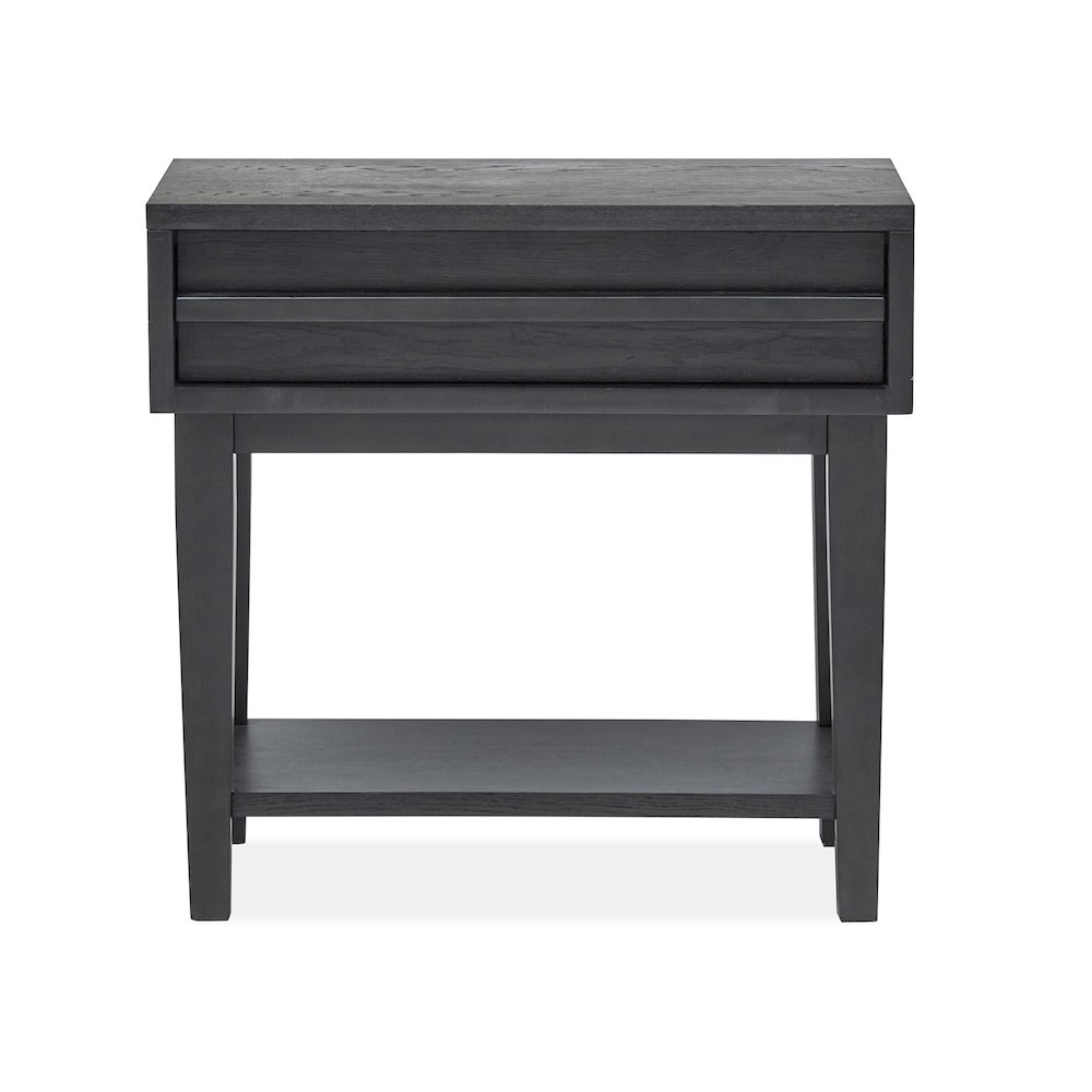 Lindon Belgian Wheat And Coffee Bean Open Nightstand. Picture 2