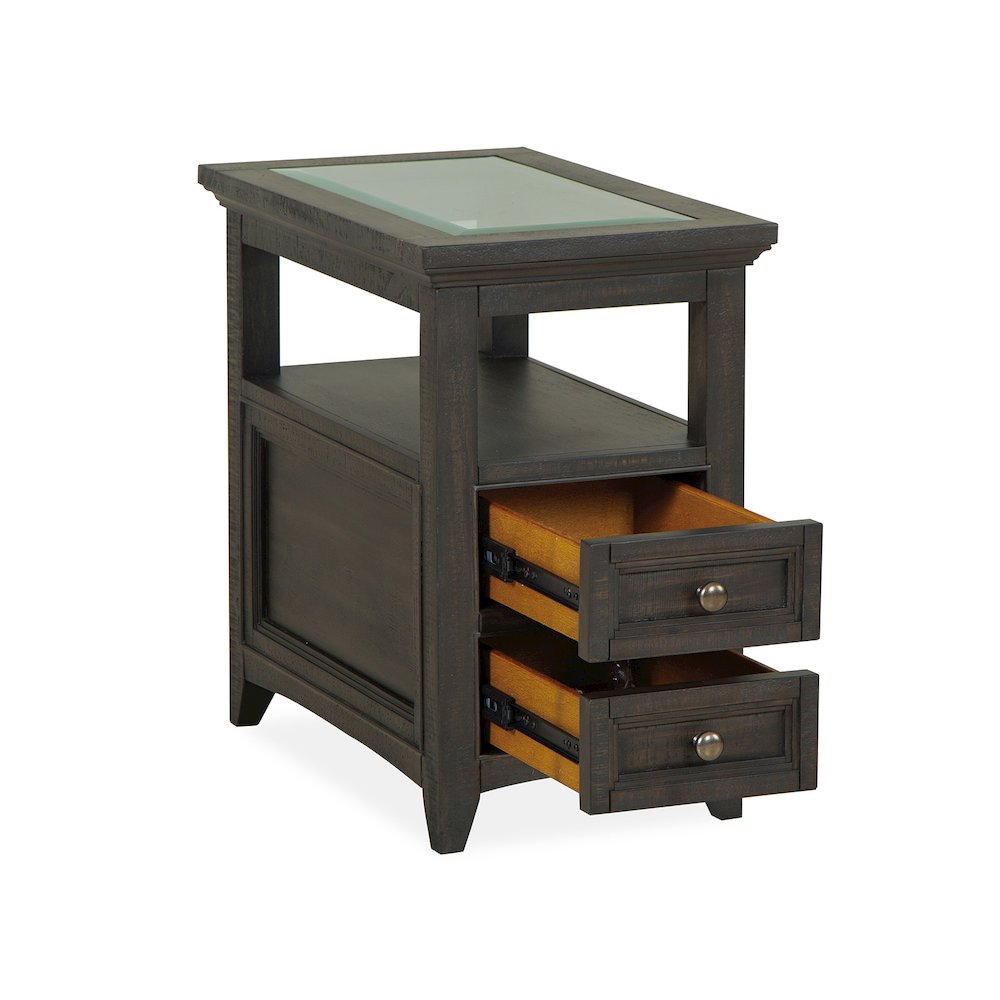 Westley Falls Graphite Chairside End Table. Picture 5