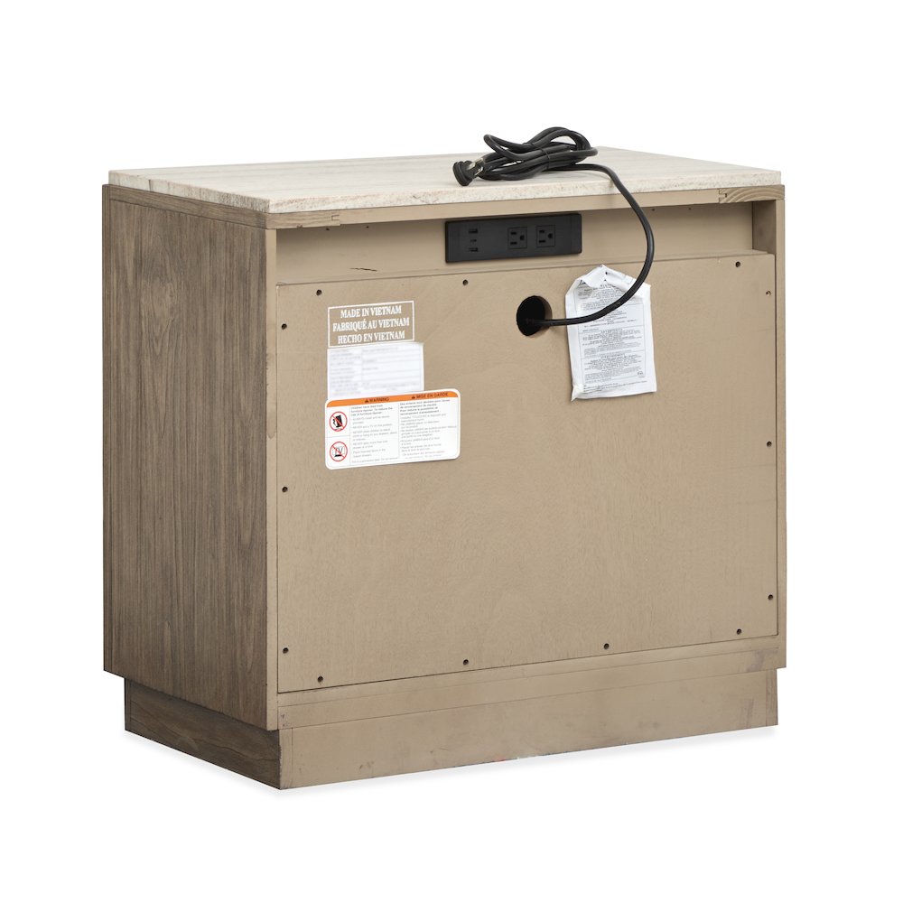 Westbourne Dark Umber Door Nightstand. Picture 4