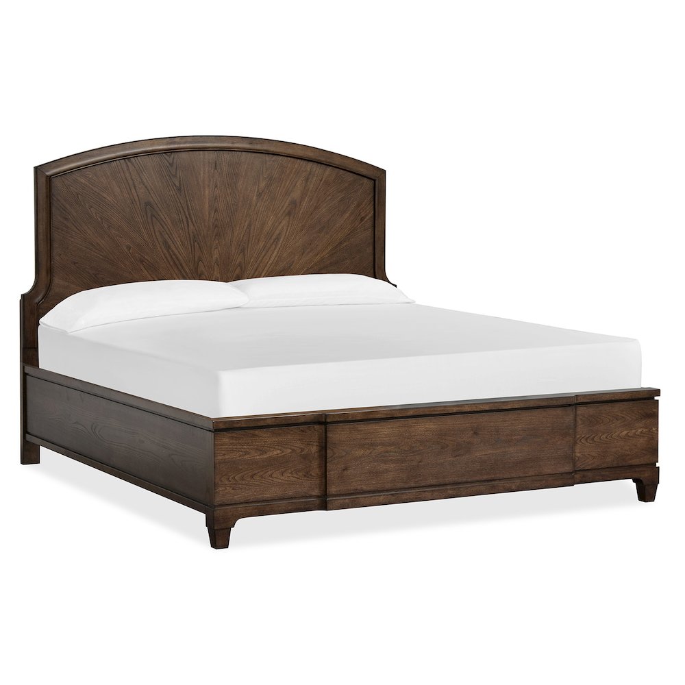 Sugar Mill Spiced Rum Queen Panel Bed. Picture 1