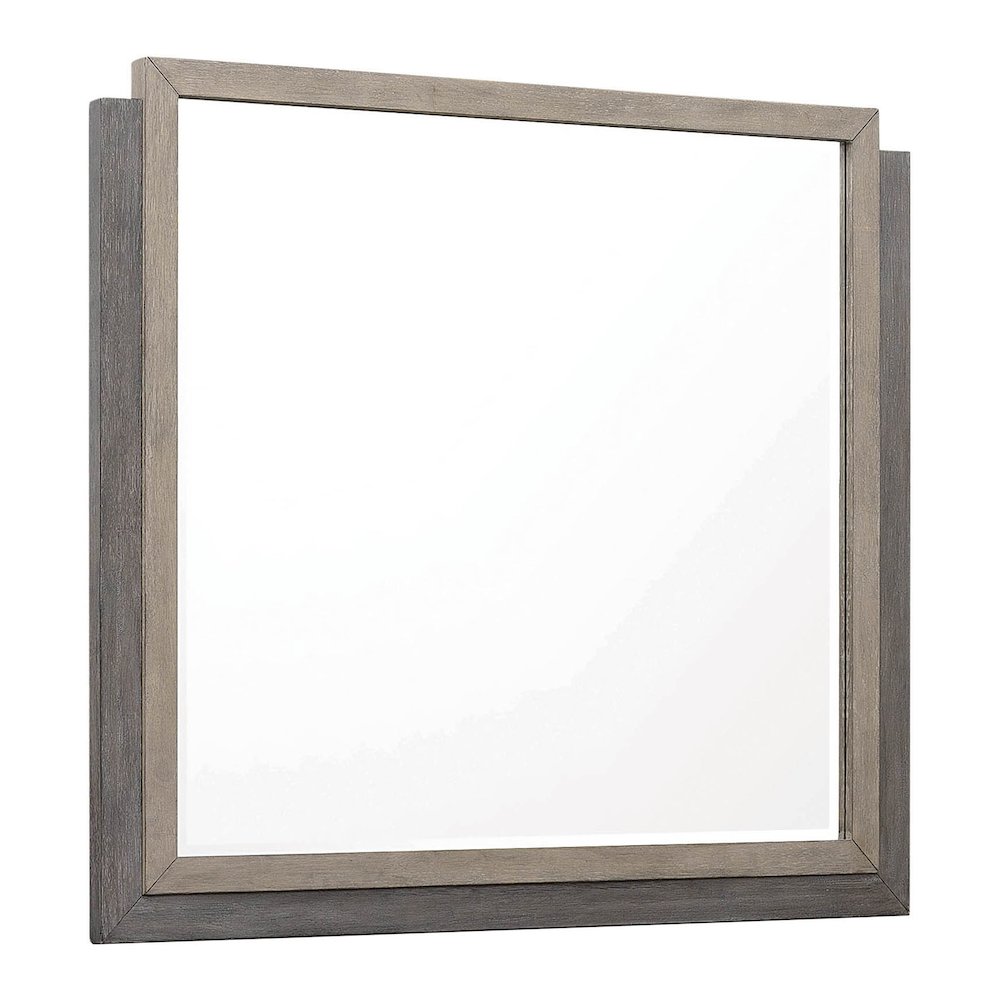 Pulaski Anderson Park Moose Trail And Frontier Brown Dresser Mirror. Picture 1
