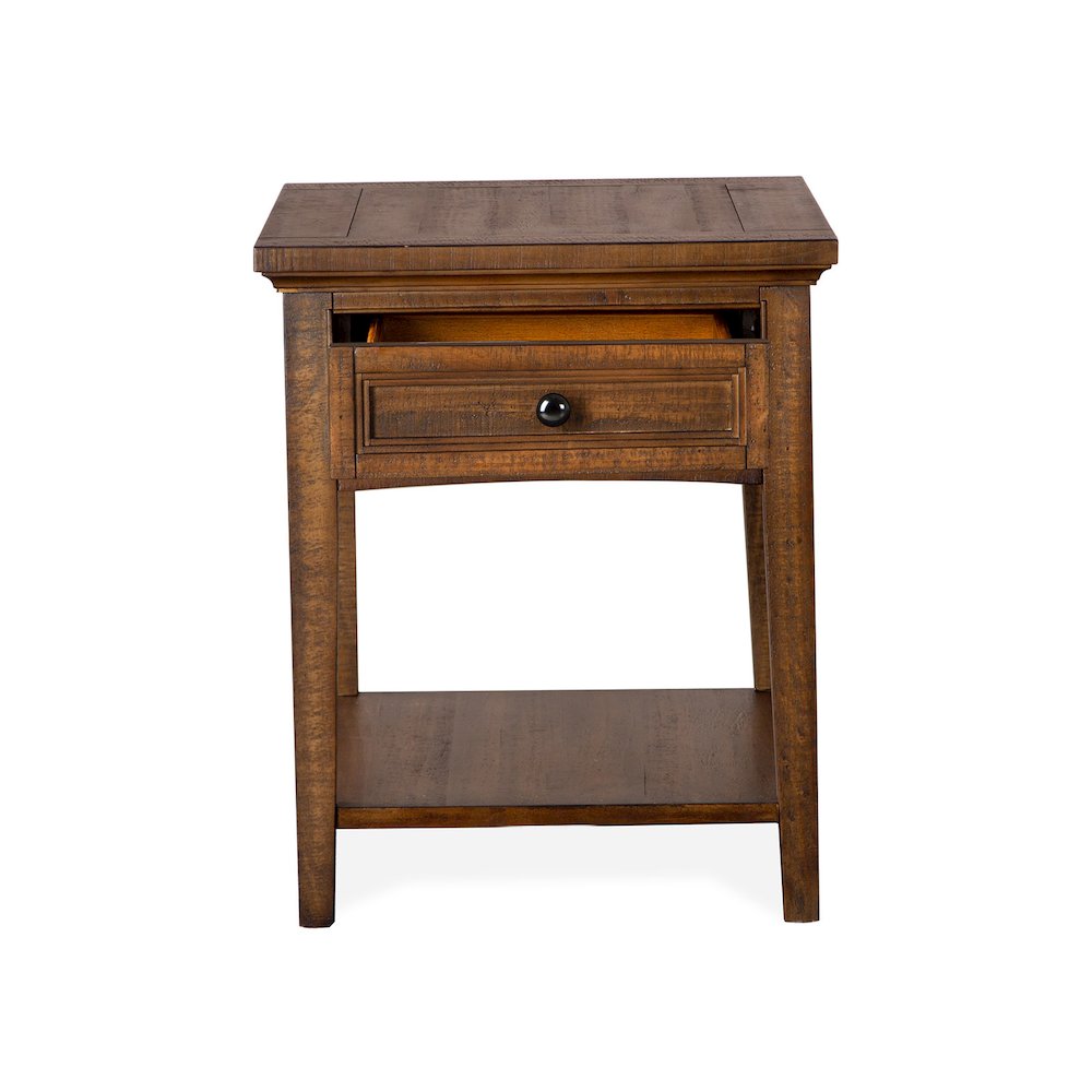 Bay Creek Toasted Nutmeg Rectangular End Table. Picture 6