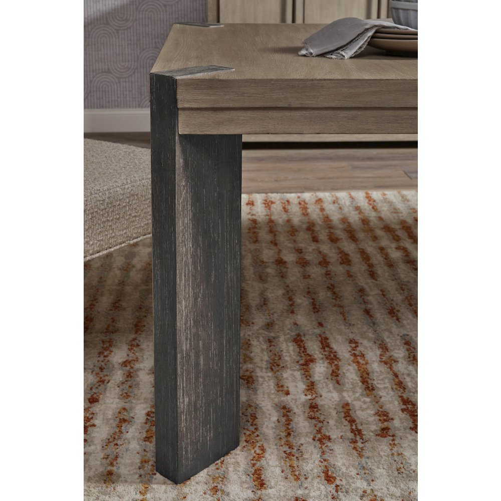 Pulaski Anderson Park Moose Trail And Frontier Brown Leg Dining Table. Picture 5