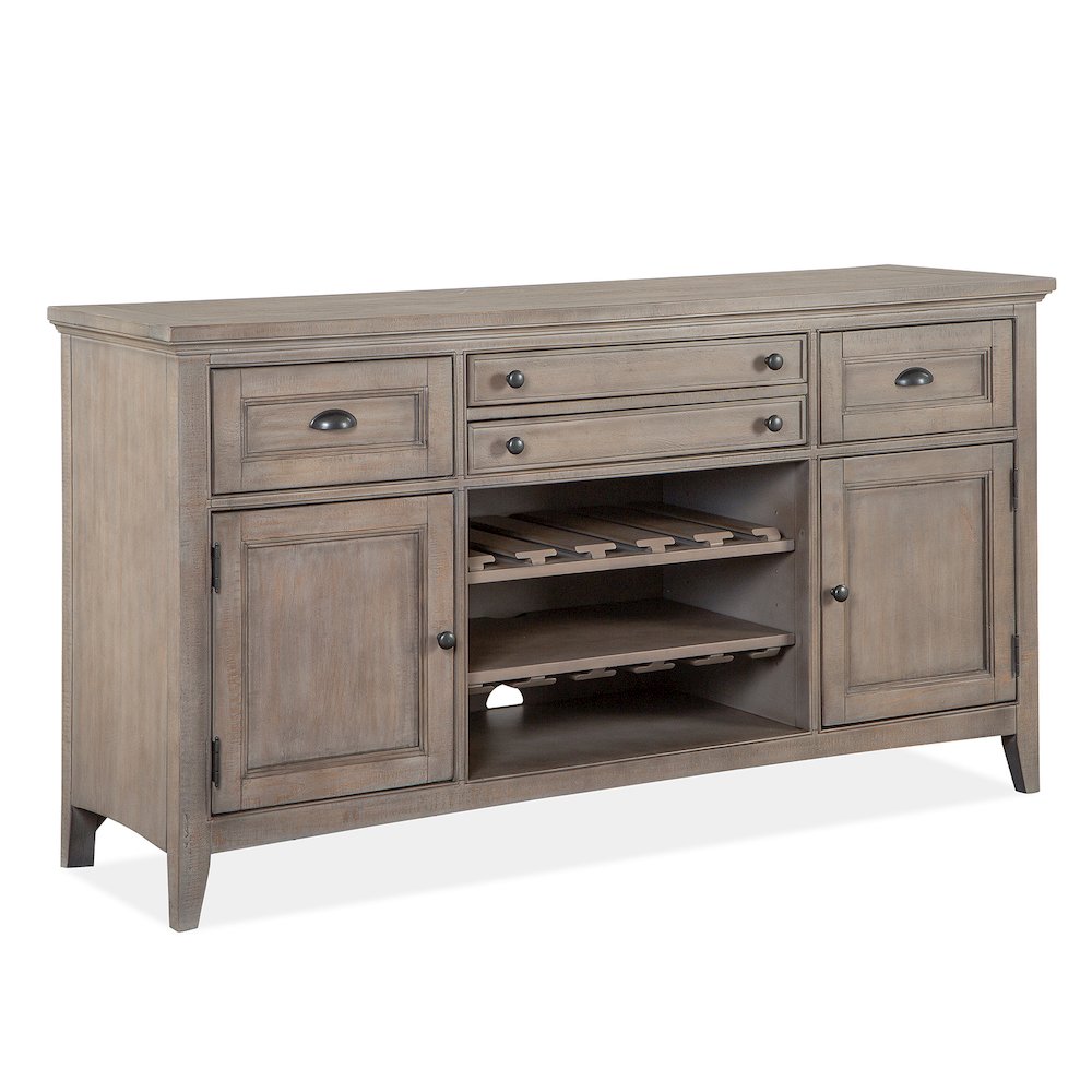 Paxton Place Dovetail Grey Buffet. Picture 1