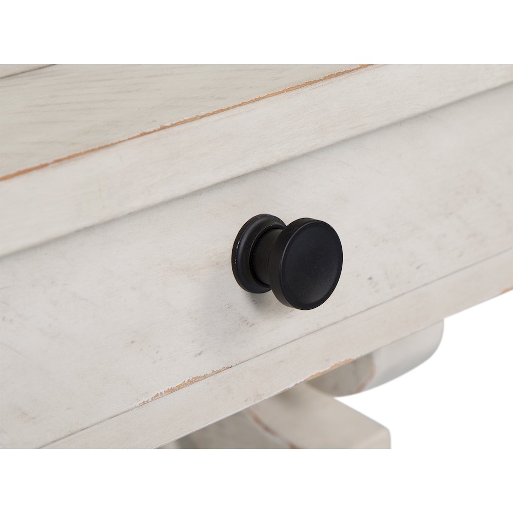 Bronwyn Alabaster Rectangular End Table. Picture 8