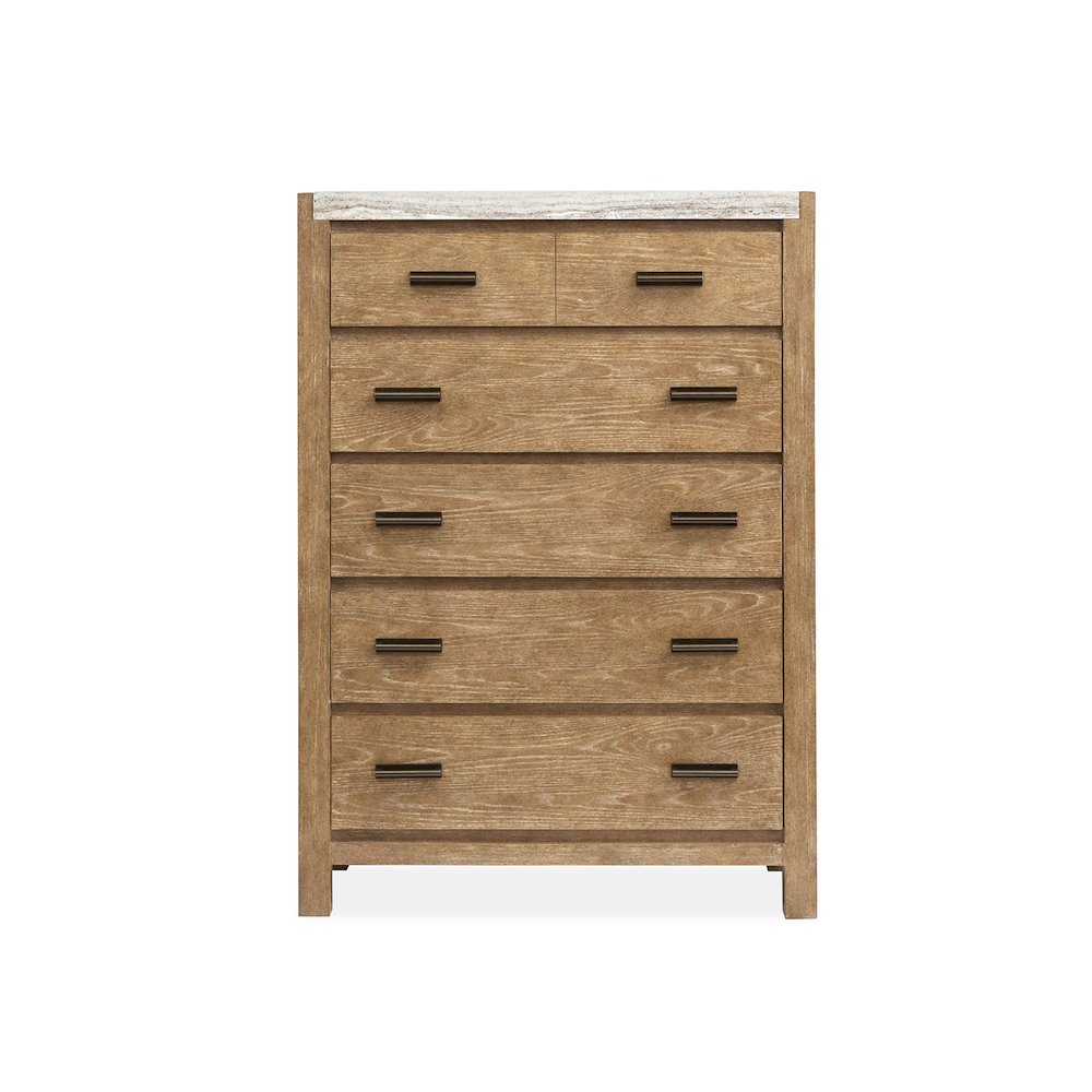 Plum Creek Sierra Brown Drawer Chest. Picture 2