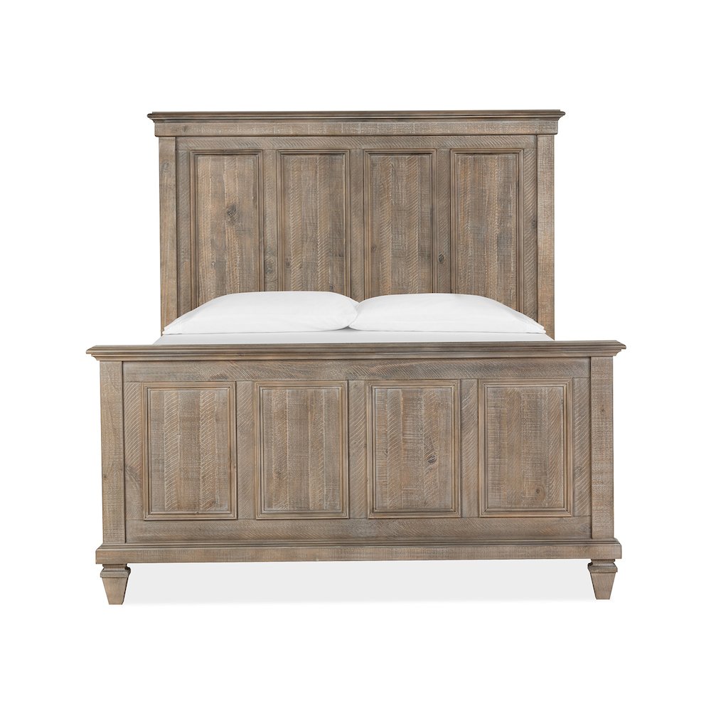Lancaster Dovetail Grey Queen Panel Bed. Picture 2