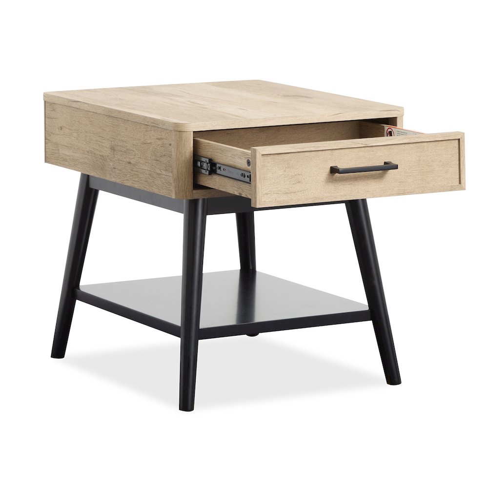 Fletcher Driftwood Rectangular End Table. Picture 6