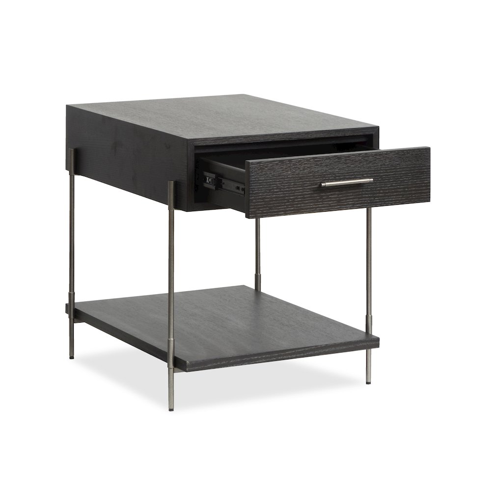 Spencer Dark Briarsmoke Rectangular End Table. Picture 6
