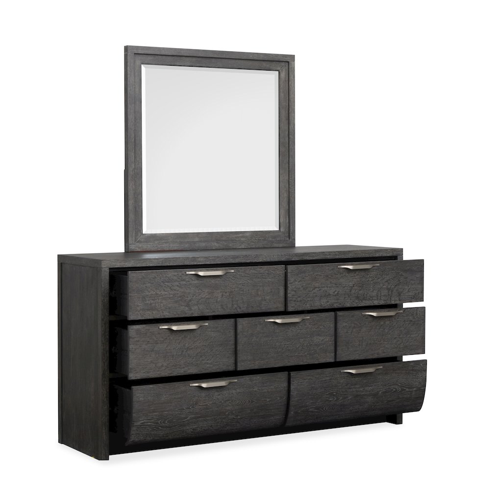 Kinsley Black Heron Dresser With Portrait Mirror. Picture 6
