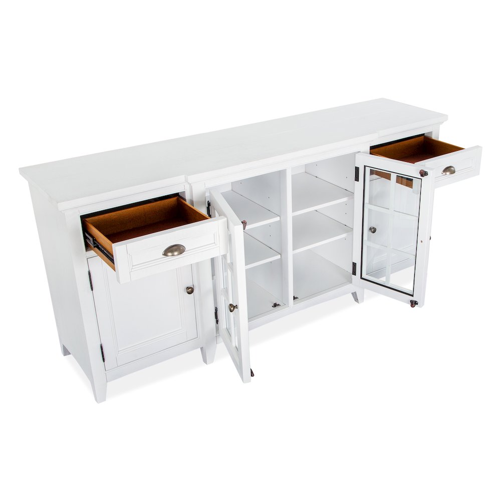 Heron Cove Chalk White 70" Console. Picture 4