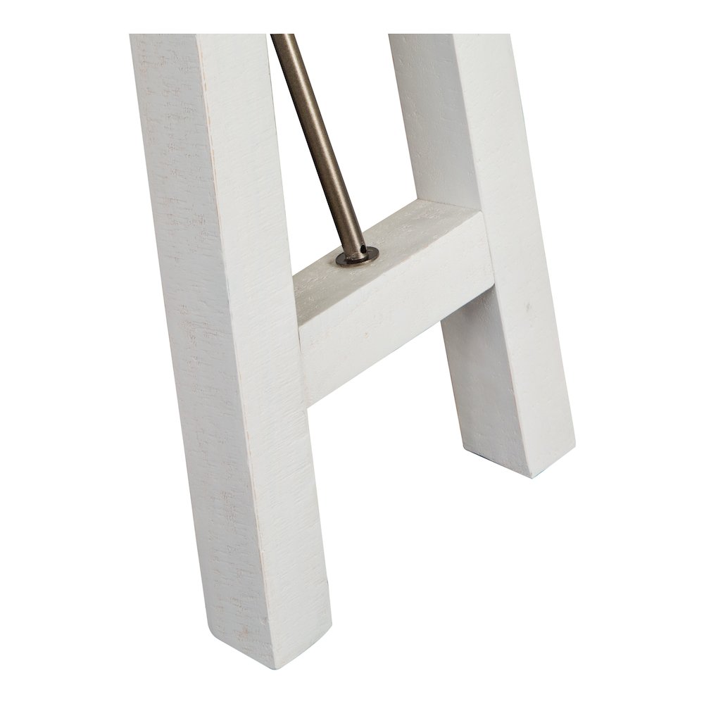 Heron Cove Chalk White And Dovetail Grey 52" Round Dining Table. Picture 5