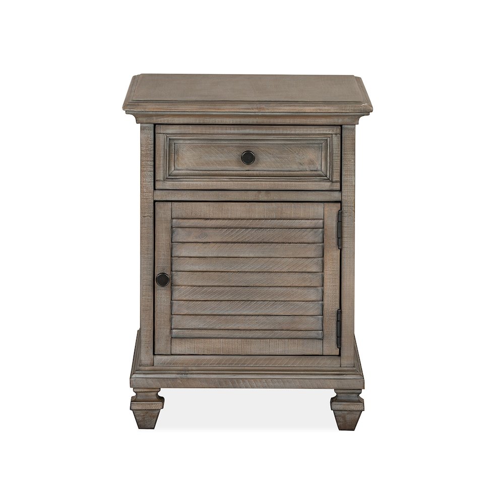 Lancaster Dovetail Grey Chairside End Table. Picture 2