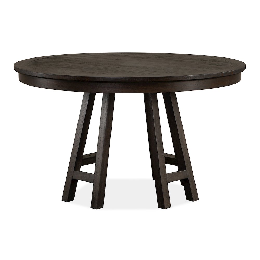 Westley Falls Graphite 52" Round Dining Table. Picture 1