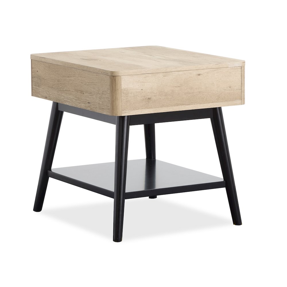 Fletcher Driftwood Rectangular End Table. Picture 4