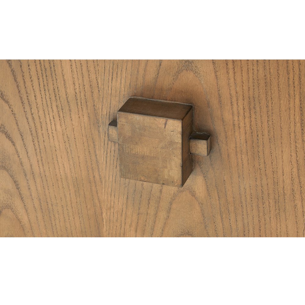 Lindon Belgian Wheat Trestle Dining Table. Picture 6