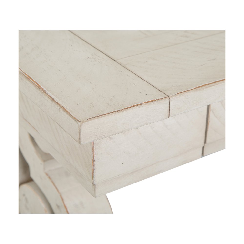 Bronwyn Alabaster Rectangular Cocktail Table. Picture 7