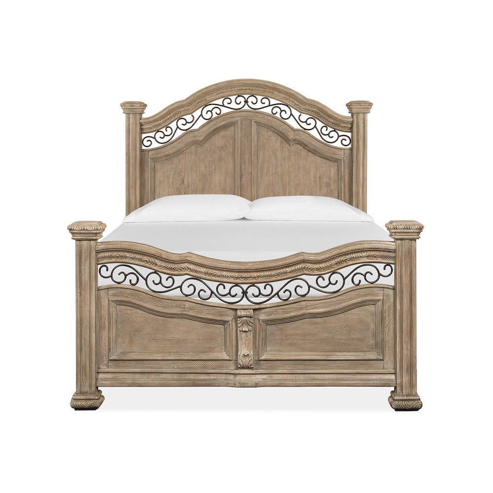 Marisol Fawn Queen Panel Bed. Picture 2