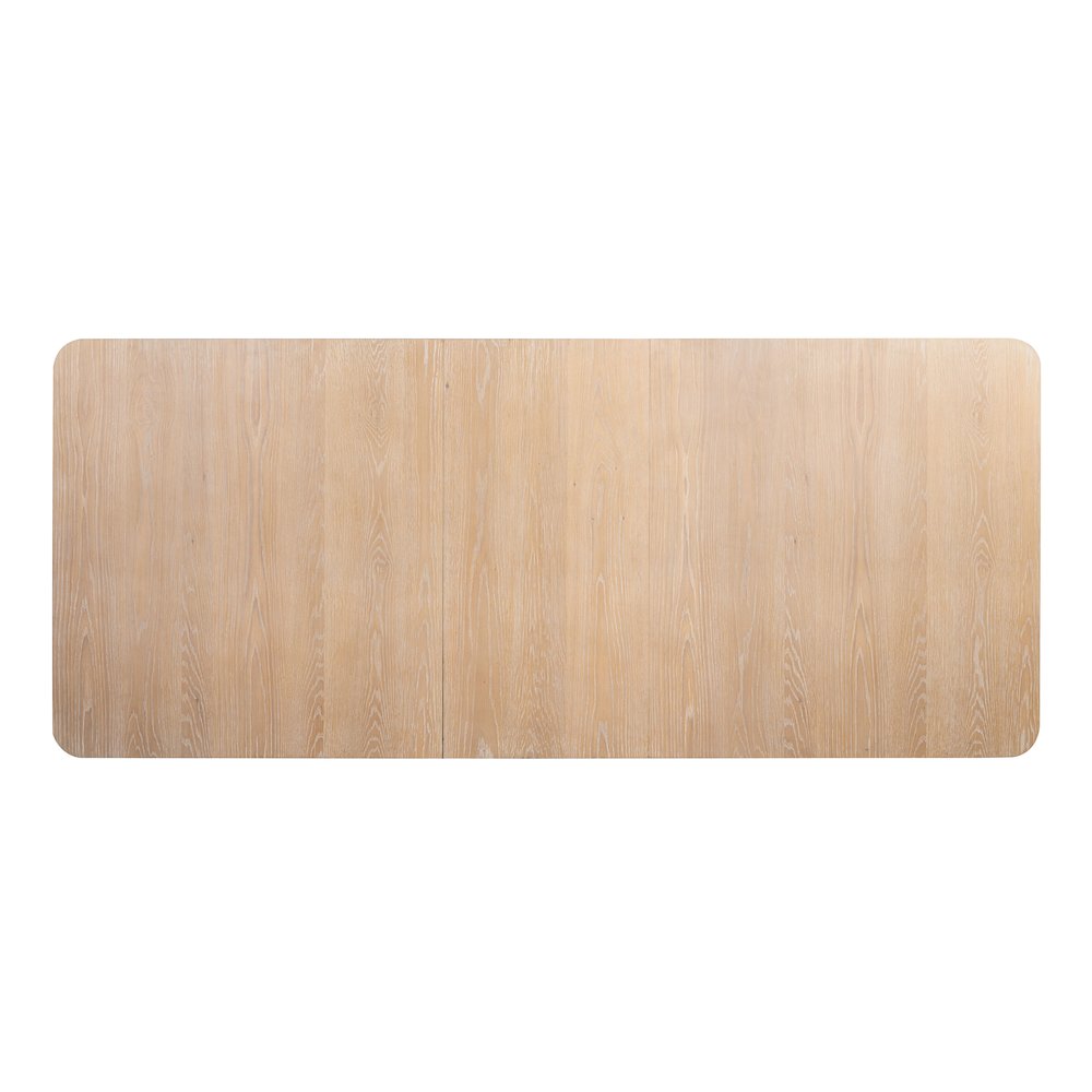 Somerset Butternut Extendable Trestle Dining Table. Picture 5