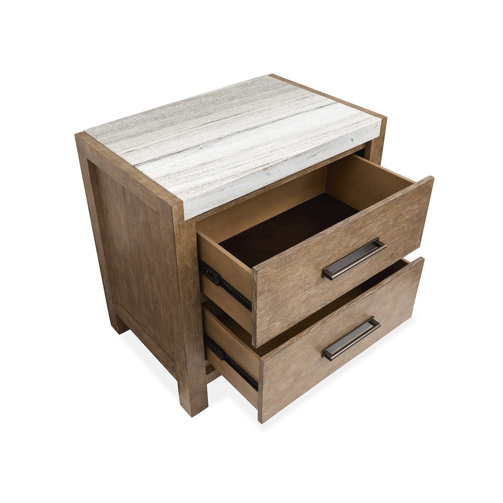 Plum Creek Sierra Brown Drawer Nightstand. Picture 5