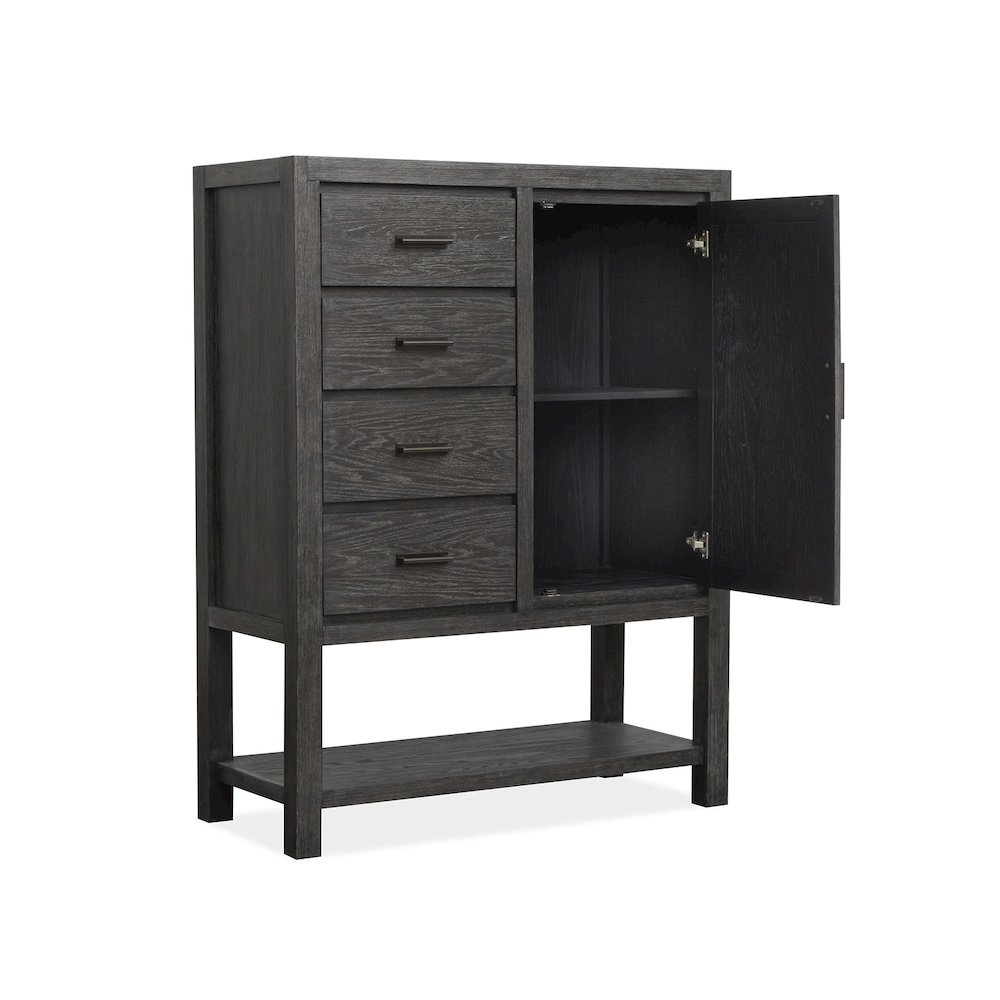 Plum Creek Ravenwood Black Door Chest. Picture 4