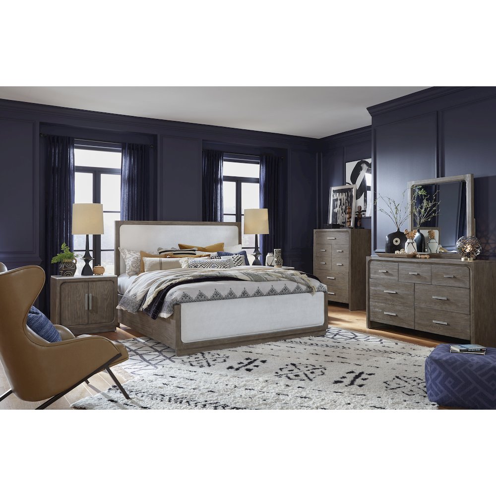 Westbourne Dark Umber Door Nightstand. Picture 11