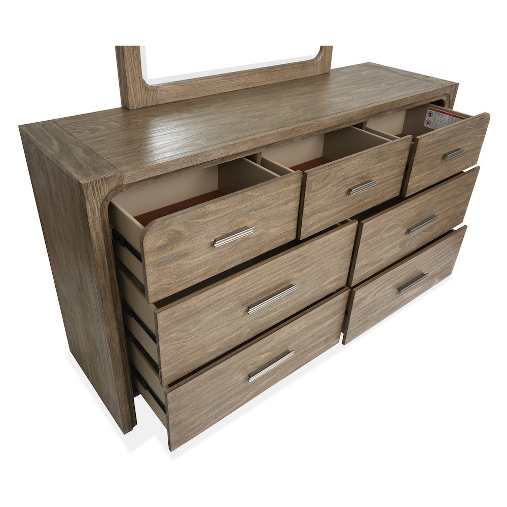 Westbourne Dark Umber Drawer Dresser. Picture 2